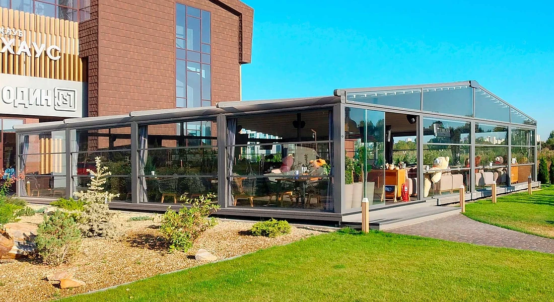 Маркизы пергольные